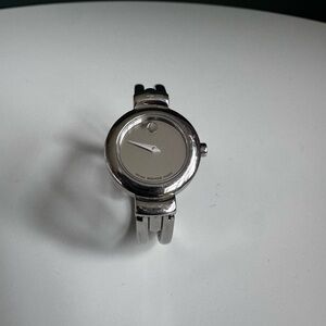 Movado Silver Bangle Watch